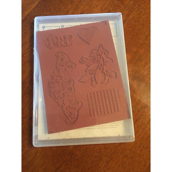 Stampin Up BEST FRIENDS FOREVER BFF 5 Rubber Stamps Cling Mount New Scrapbooking - Picture 2 of 2